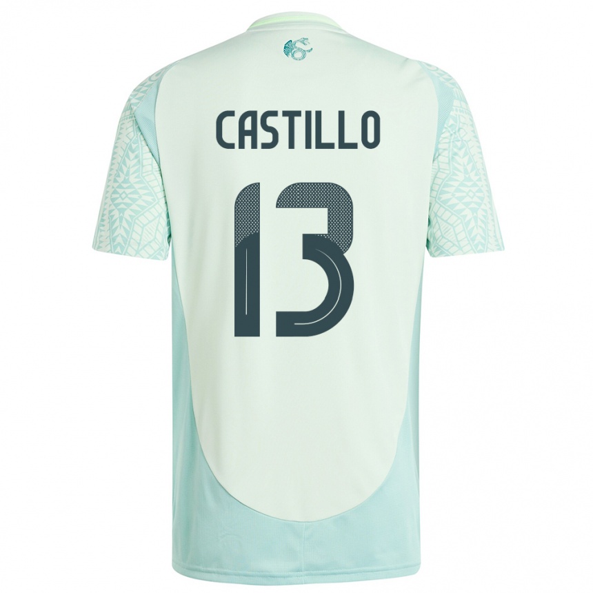 Vaikiškas Meksika Jose Castillo #13 Lininė Žalia Išvykos Marškinėliai 24-26 T-Shirt