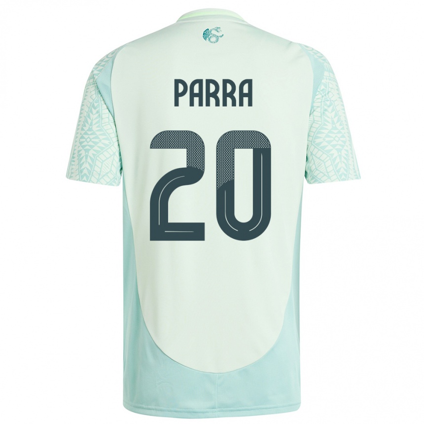 Vaikiškas Meksika Rodrigo Parra #20 Lininė Žalia Išvykos Marškinėliai 24-26 T-Shirt