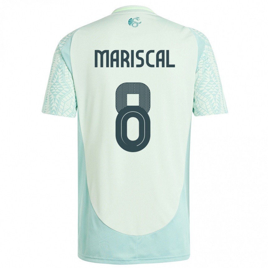 Vaikiškas Meksika Salvador Mariscal #8 Lininė Žalia Išvykos Marškinėliai 24-26 T-Shirt