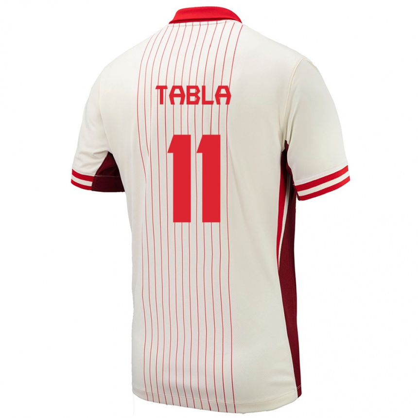 Vaikiškas Kanada Ballou Tabla #11 Baltas Išvykos Marškinėliai 24-26 T-Shirt