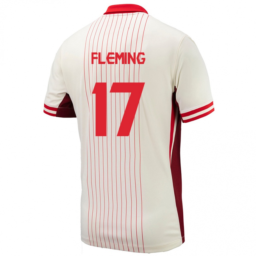 Vaikiškas Kanada Jessie Fleming #17 Baltas Išvykos Marškinėliai 24-26 T-Shirt