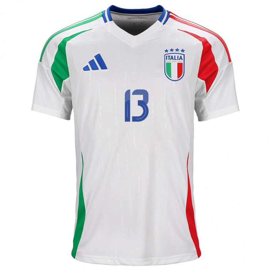 Vaikiškas Italija Matteo Darmian #13 Baltas Išvykos Marškinėliai 24-26 T-Shirt