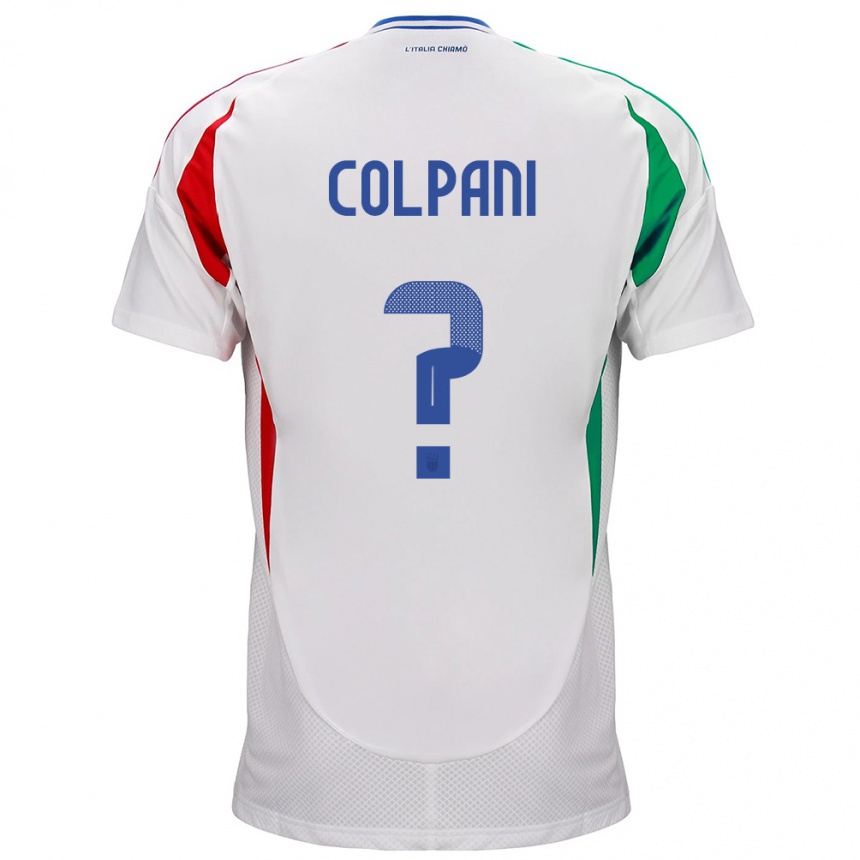 Vaikiškas Italija Andrea Colpani #0 Baltas Išvykos Marškinėliai 24-26 T-Shirt