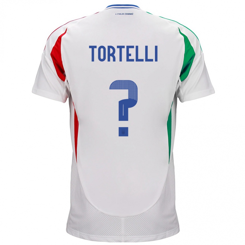 Vaikiškas Italija Alice Tortelli #0 Baltas Išvykos Marškinėliai 24-26 T-Shirt