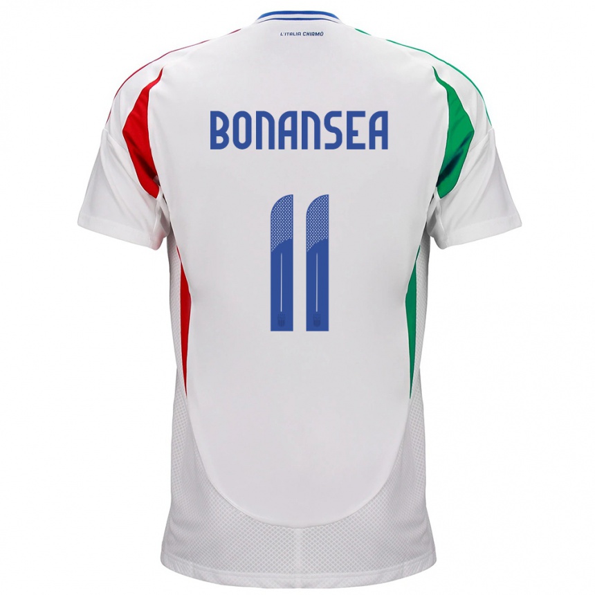 Vaikiškas Italija Barbara Bonansea #11 Baltas Išvykos Marškinėliai 24-26 T-Shirt