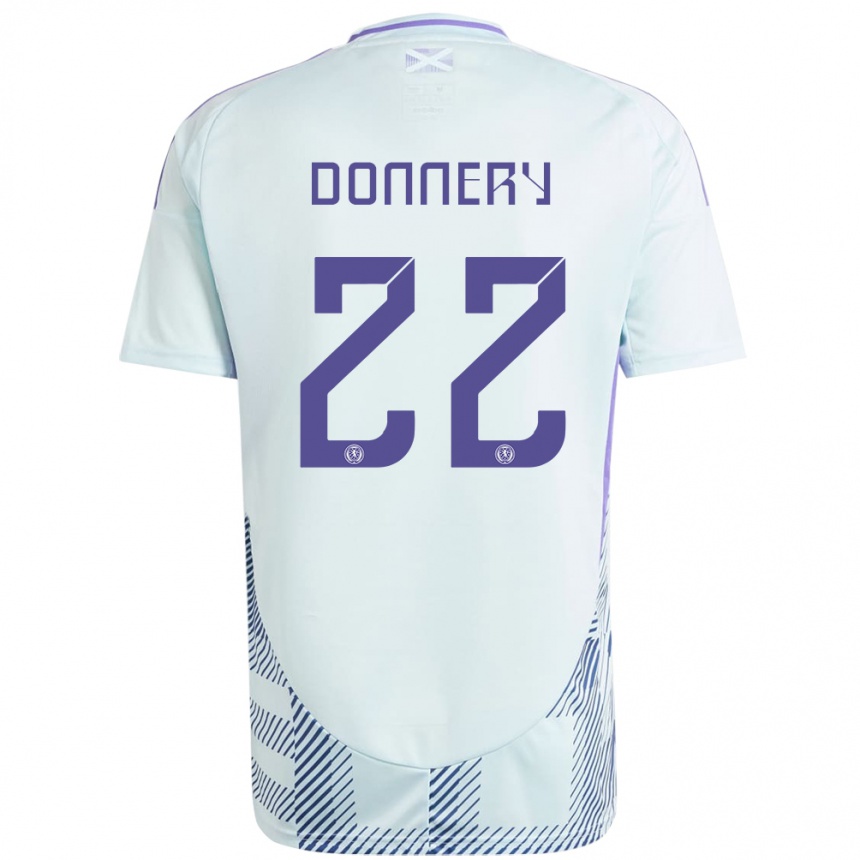 Vaikiškas Škotija Julian Donnery #22 Šviesiai Mėtų Mėlyna Išvykos Marškinėliai 24-26 T-Shirt