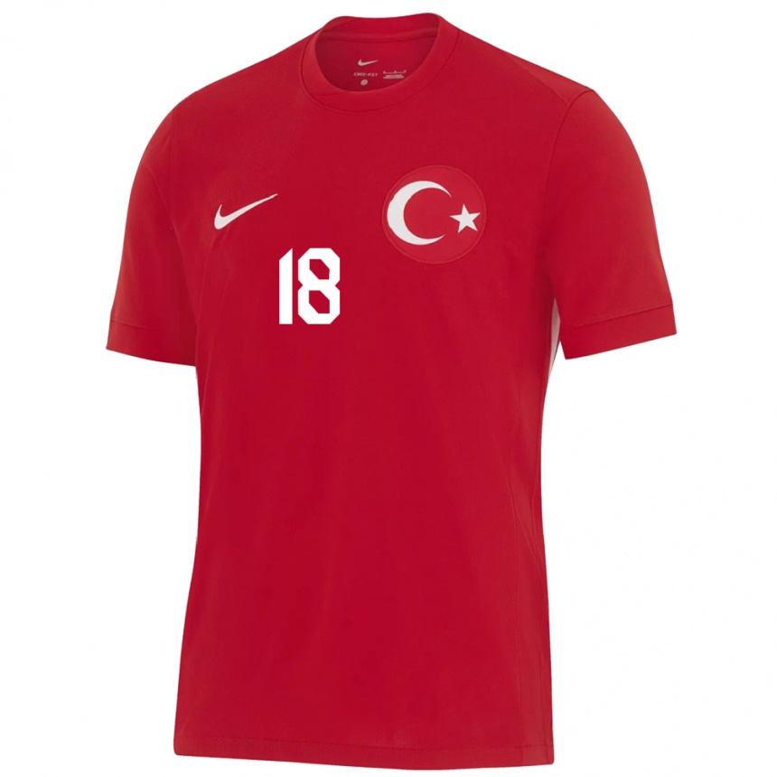 Vaikiškas Turkija Ecem Cumert #18 Raudona Išvykos Marškinėliai 24-26 T-Shirt