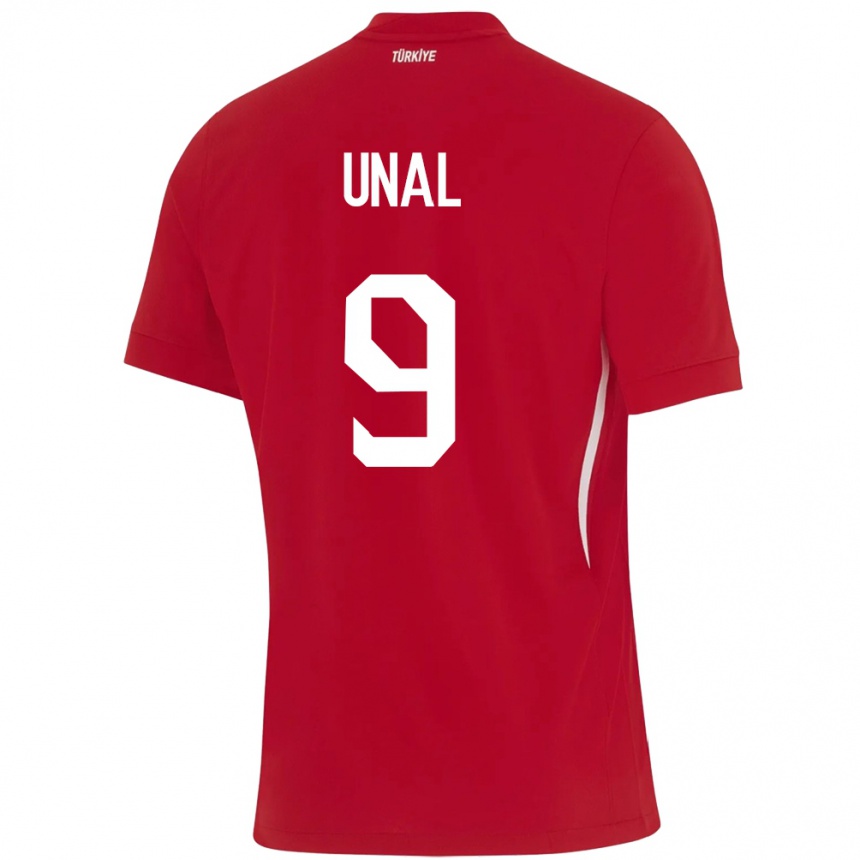 Vaikiškas Turkija Enes Ünal #9 Raudona Išvykos Marškinėliai 24-26 T-Shirt