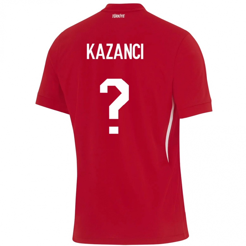 Vaikiškas Turkija Şant Kazancı #0 Raudona Išvykos Marškinėliai 24-26 T-Shirt