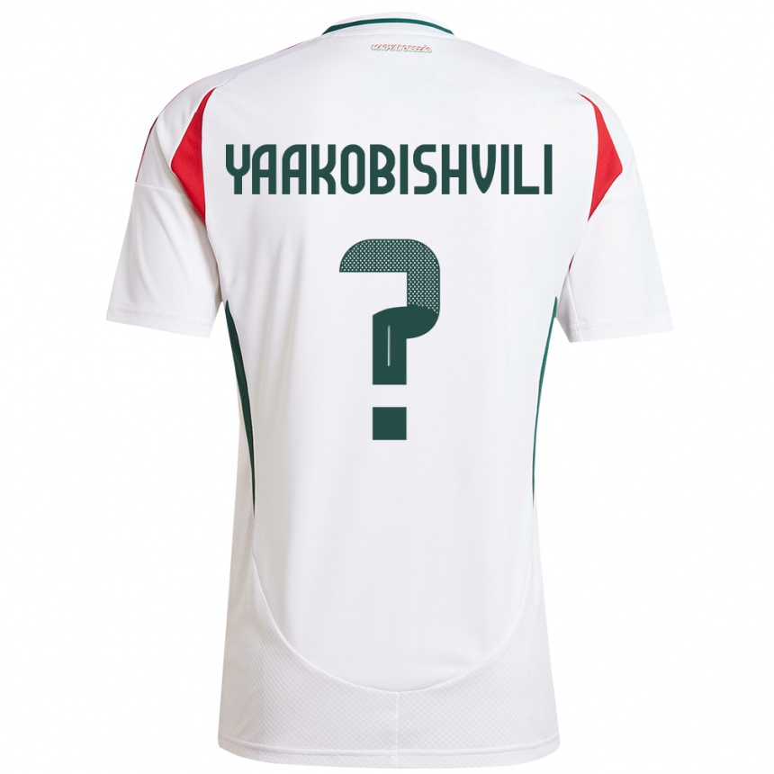 Vaikiškas Vengrija Antal Yaakobishvili #0 Baltas Išvykos Marškinėliai 24-26 T-Shirt