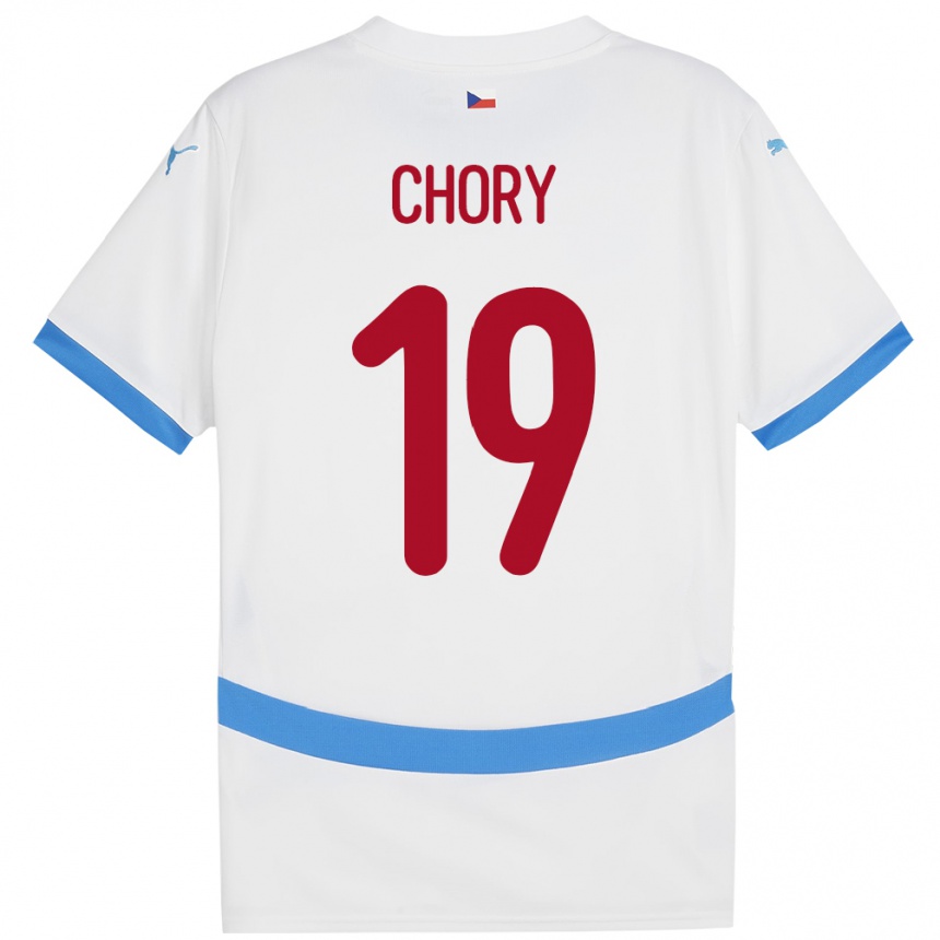 Vaikiškas Čekija Tomas Chory #19 Baltas Išvykos Marškinėliai 24-26 T-Shirt