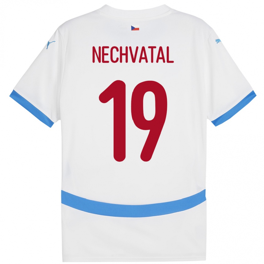 Vaikiškas Čekija Matyas Nechvatal #19 Baltas Išvykos Marškinėliai 24-26 T-Shirt