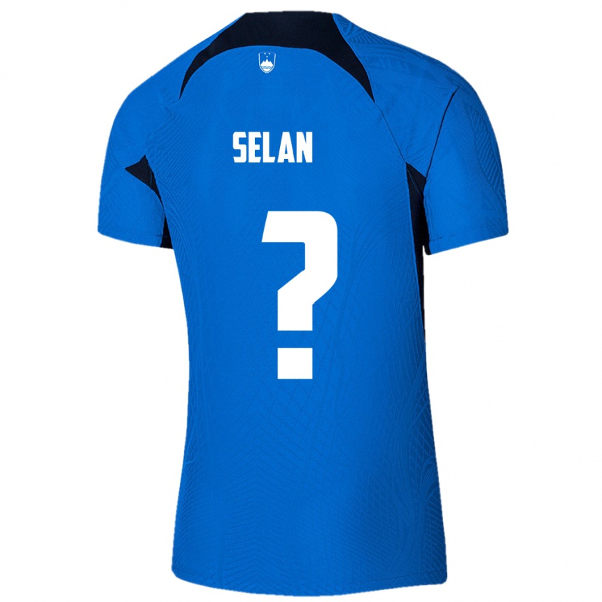Vaikiškas Slovėnija Beno Selan #0 Mėlyna Išvykos Marškinėliai 24-26 T-Shirt