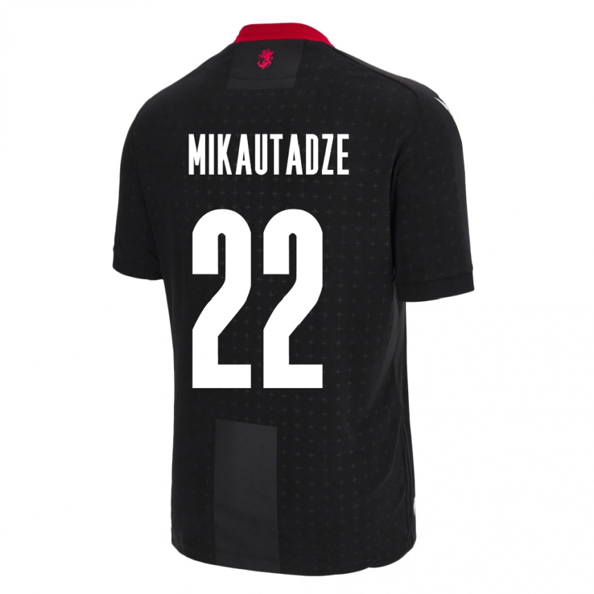 Vaikiškas Sakartvelas Georges Mikautadze #22 Juoda Išvykos Marškinėliai 24-26 T-Shirt