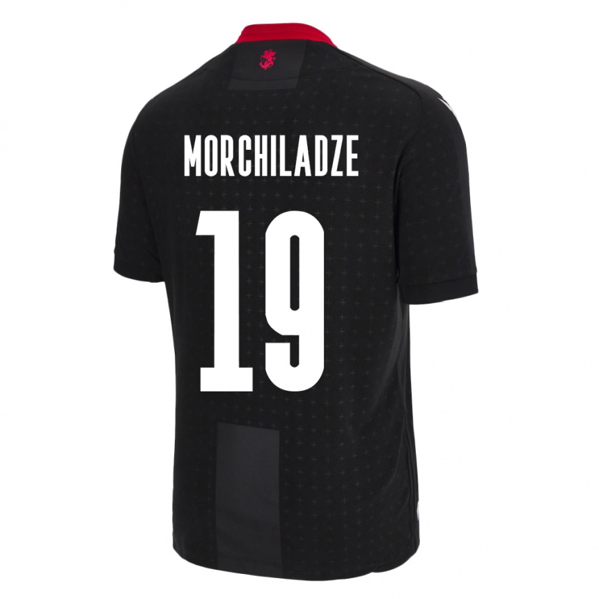 Vaikiškas Sakartvelas Tornike Morchiladze #19 Juoda Išvykos Marškinėliai 24-26 T-Shirt