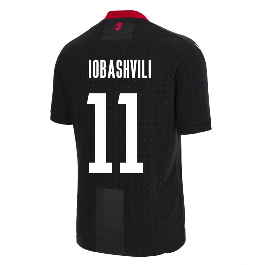 Vaikiškas Sakartvelas Jaduli Iobashvili #11 Juoda Išvykos Marškinėliai 24-26 T-Shirt