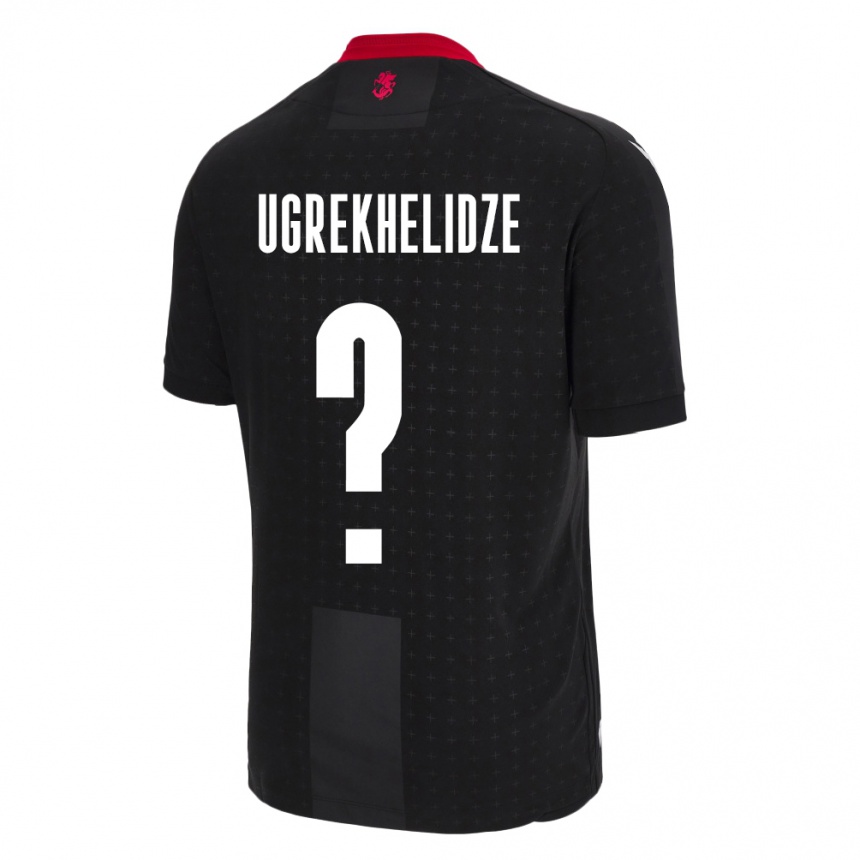 Vaikiškas Sakartvelas Luka Ugrekhelidze #0 Juoda Išvykos Marškinėliai 24-26 T-Shirt