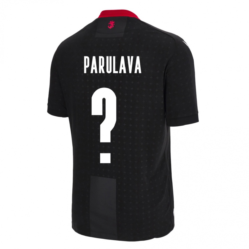 Vaikiškas Sakartvelas Otar Parulava #0 Juoda Išvykos Marškinėliai 24-26 T-Shirt