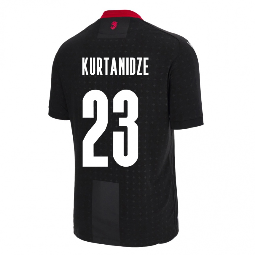 Vaikiškas Sakartvelas Revaz Kurtanidze #23 Juoda Išvykos Marškinėliai 24-26 T-Shirt