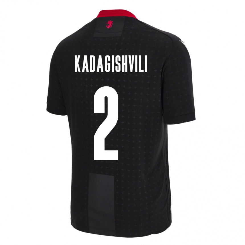 Vaikiškas Sakartvelas Gvantsa Kadagishvili #2 Juoda Išvykos Marškinėliai 24-26 T-Shirt