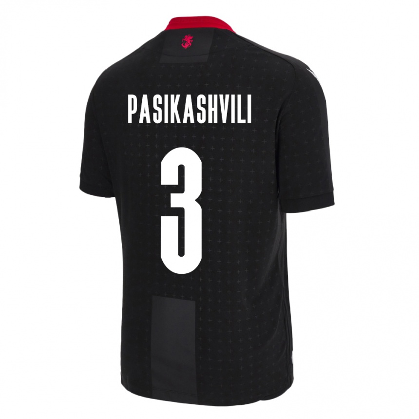 Vaikiškas Sakartvelas Nino Pasikashvili #3 Juoda Išvykos Marškinėliai 24-26 T-Shirt