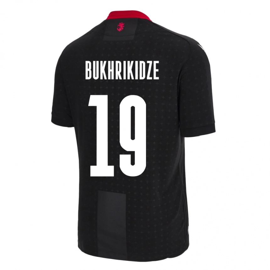 Vaikiškas Sakartvelas Nino Bukhrikidze #19 Juoda Išvykos Marškinėliai 24-26 T-Shirt