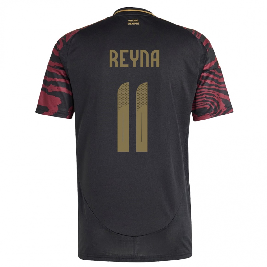 Vaikiškas Peru Bryan Reyna #11 Juoda Išvykos Marškinėliai 24-26 T-Shirt