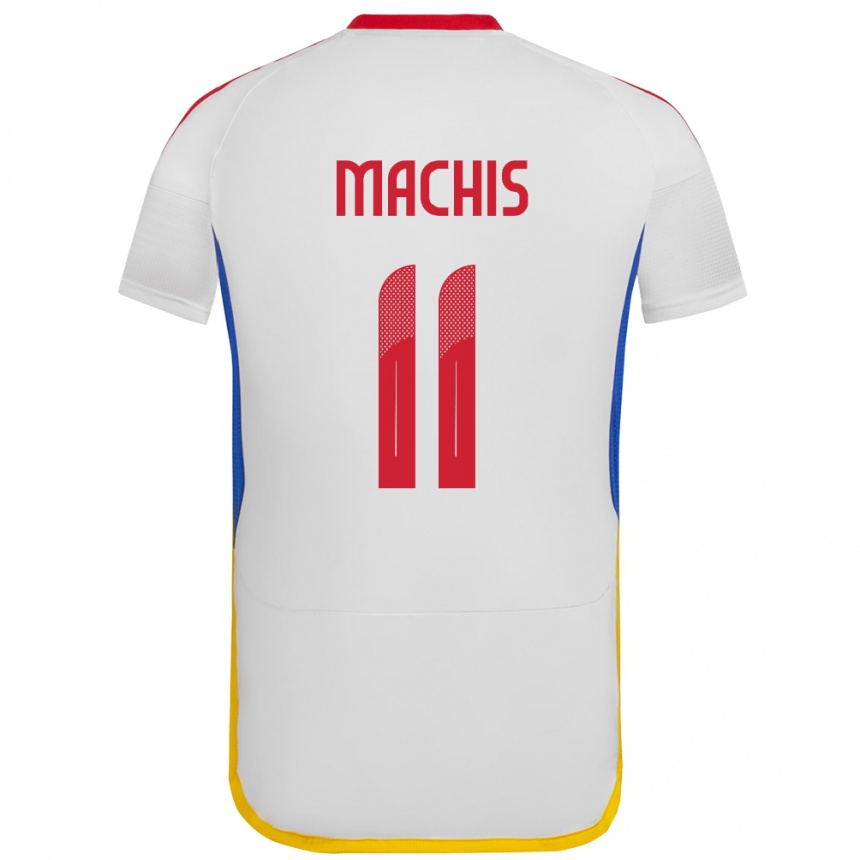 Vaikiškas Venesuela Darwin Machís #11 Baltas Išvykos Marškinėliai 24-26 T-Shirt