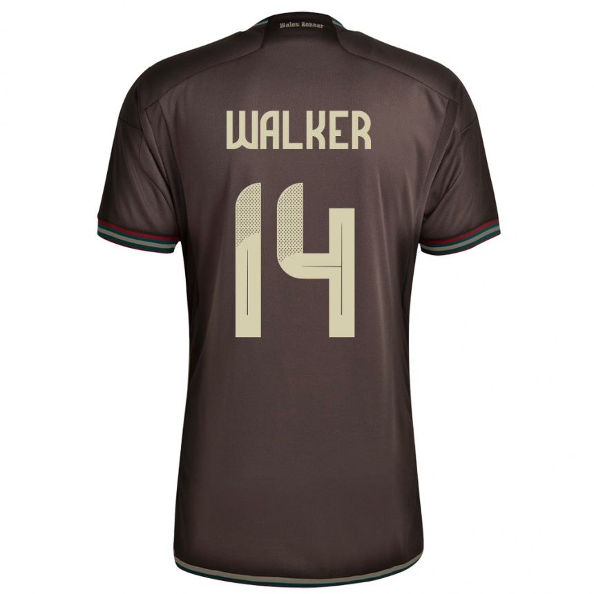 Vaikiškas Jamaika Ricshya Walker #14 Naktinė Ruda Išvykos Marškinėliai 24-26 T-Shirt