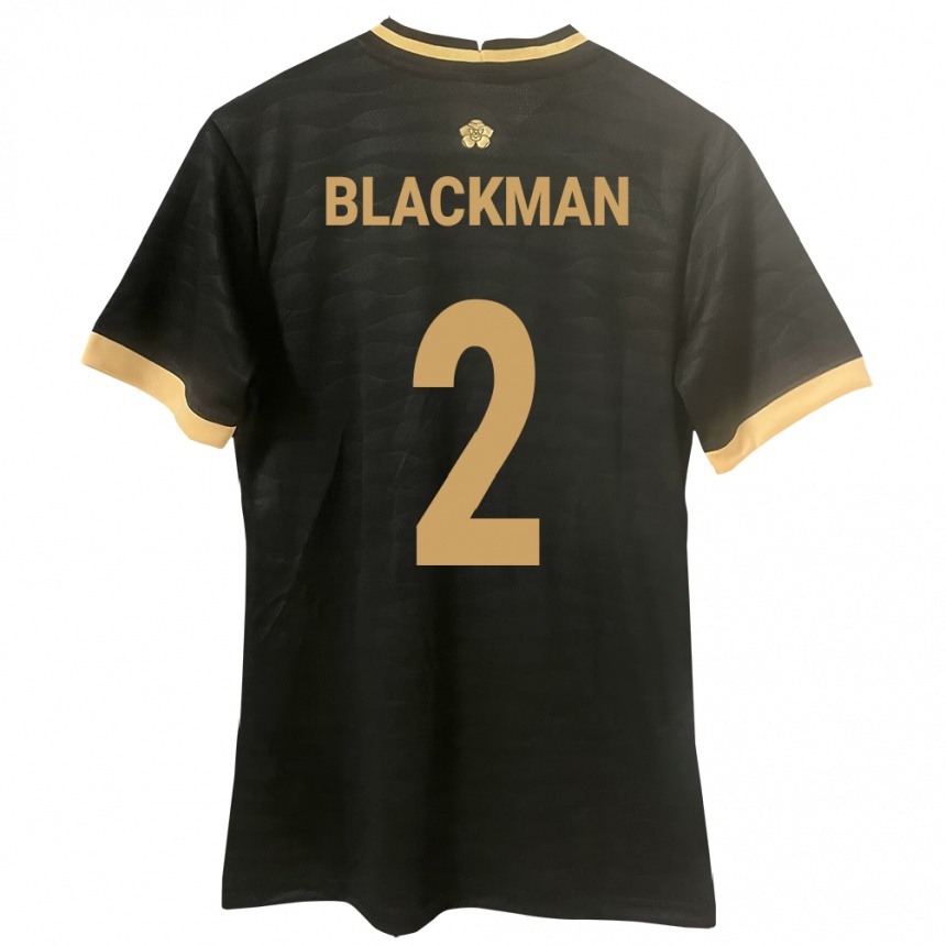 Vaikiškas Panama César Blackman #2 Juoda Išvykos Marškinėliai 24-26 T-Shirt