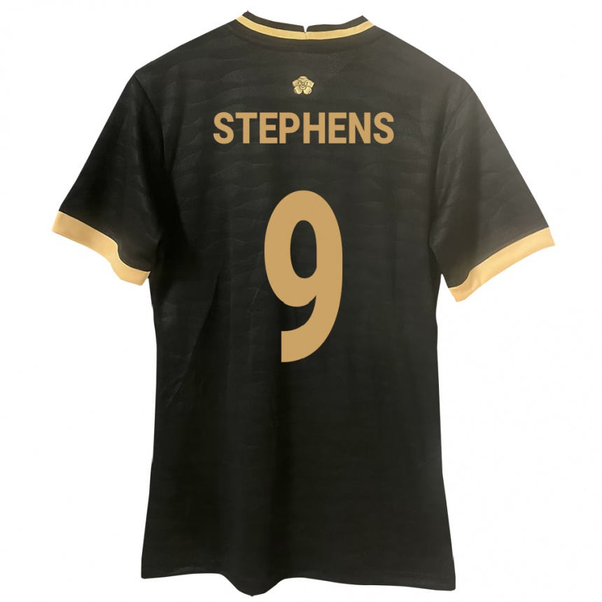 Vaikiškas Panama Alfredo Stephens #9 Juoda Išvykos Marškinėliai 24-26 T-Shirt