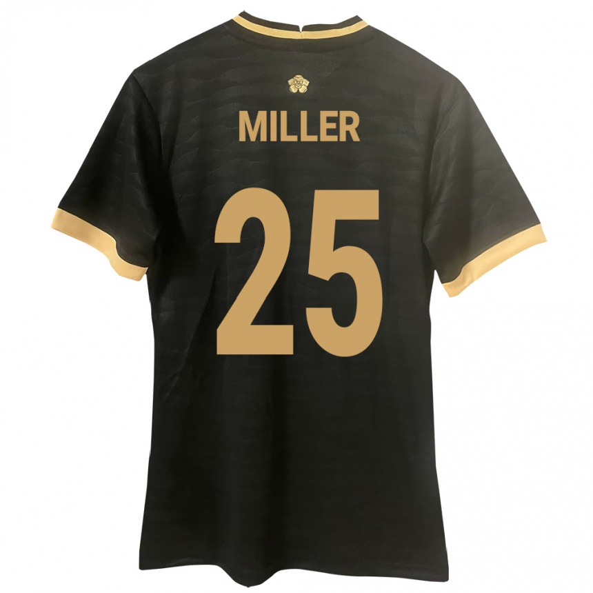 Vaikiškas Panama Roderick Miller #25 Juoda Išvykos Marškinėliai 24-26 T-Shirt