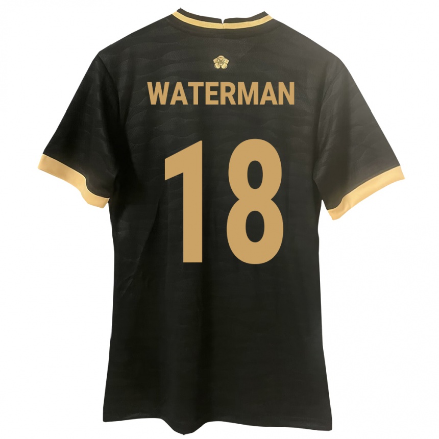 Vaikiškas Panama Cecilio Waterman #18 Juoda Išvykos Marškinėliai 24-26 T-Shirt