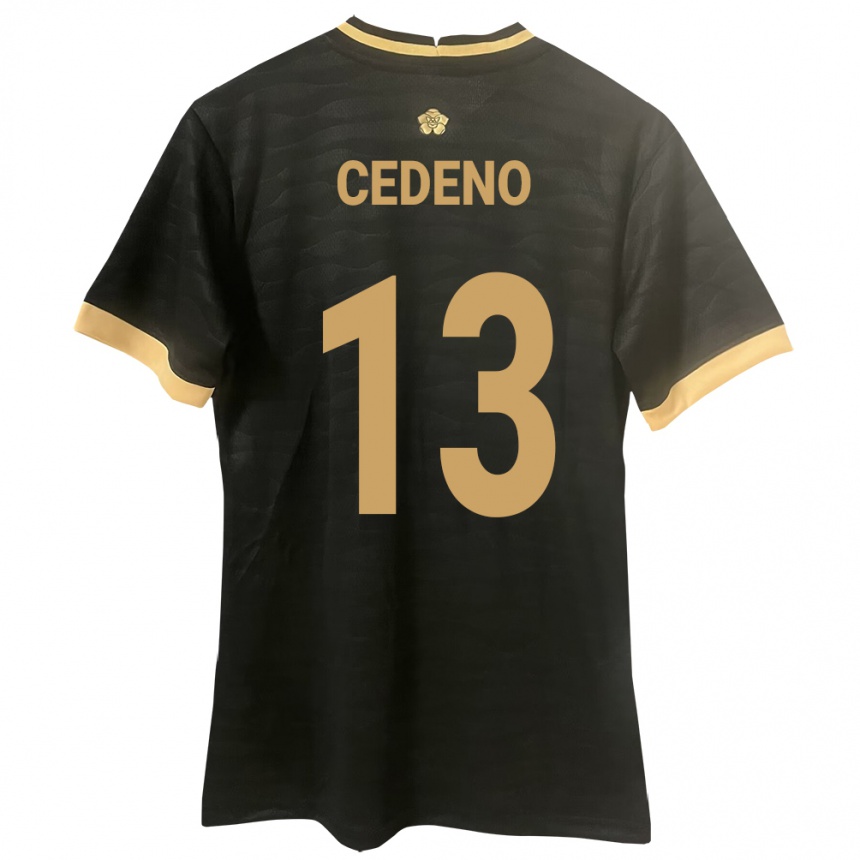 Vaikiškas Panama Edward Cedeño #13 Juoda Išvykos Marškinėliai 24-26 T-Shirt