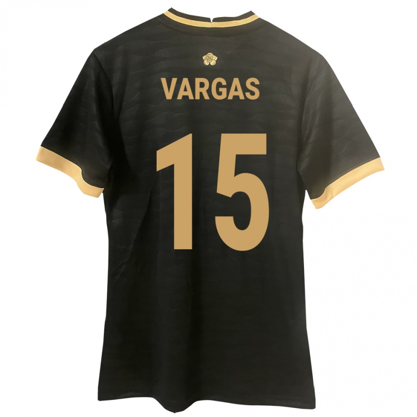 Vaikiškas Panama Rosario Vargas #15 Juoda Išvykos Marškinėliai 24-26 T-Shirt