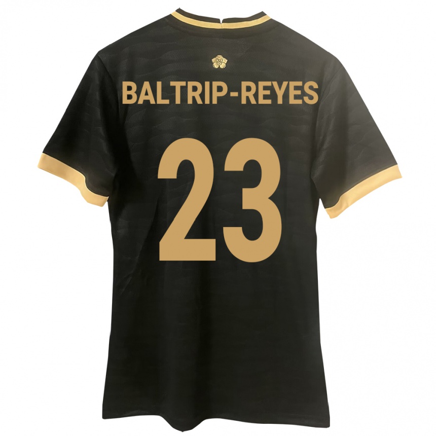 Vaikiškas Panama Carina Baltrip-Reyes #23 Juoda Išvykos Marškinėliai 24-26 T-Shirt