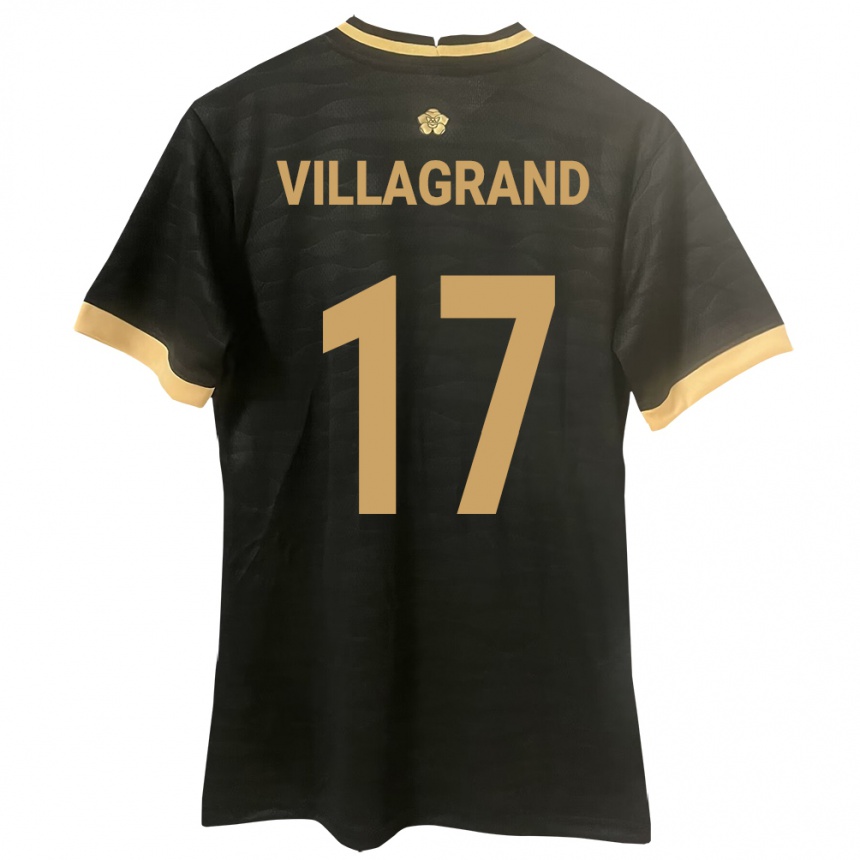 Vaikiškas Panama Gabriela Villagrand #17 Juoda Išvykos Marškinėliai 24-26 T-Shirt