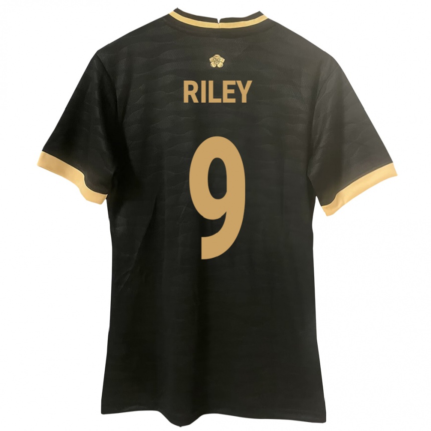 Vaikiškas Panama Karla Riley #9 Juoda Išvykos Marškinėliai 24-26 T-Shirt