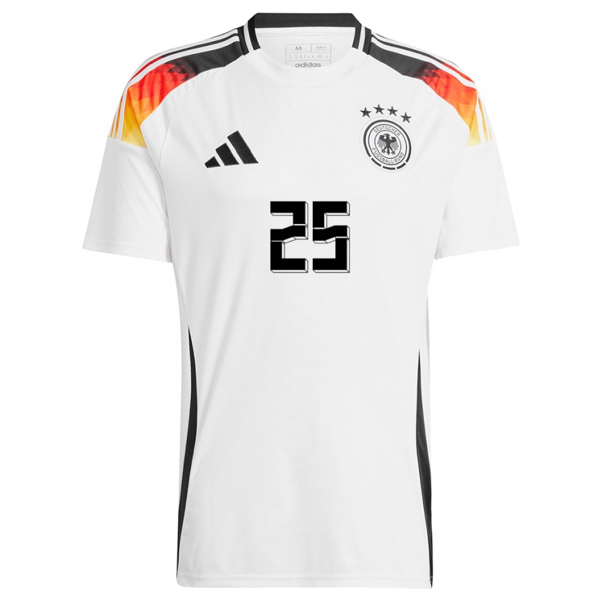 Vyrai Vokietija Emre Can #25 Baltas Namų Marškinėliai 24-26 T-Shirt