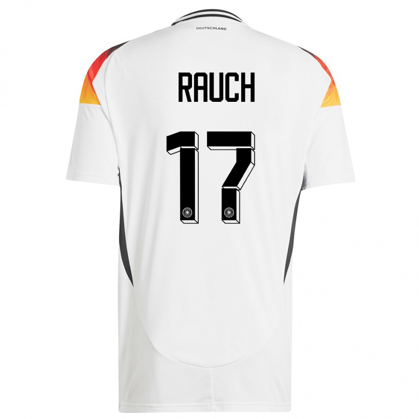 Vyrai Vokietija Felicitas Rauch #17 Baltas Namų Marškinėliai 24-26 T-Shirt