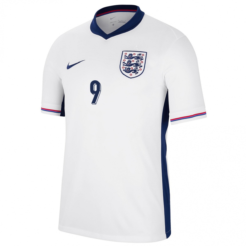 Vyrai Anglija Harry Kane #9 Baltas Namų Marškinėliai 24-26 T-Shirt