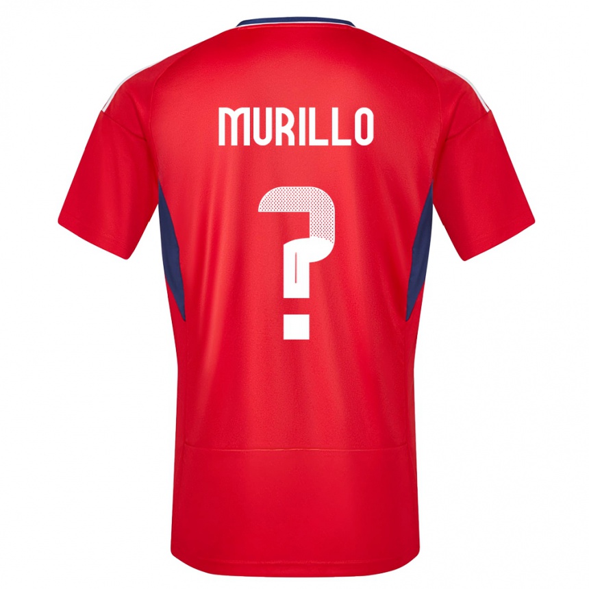 Vyrai Kosta Rika Isaac Murillo #0 Raudona Namų Marškinėliai 24-26 T-Shirt