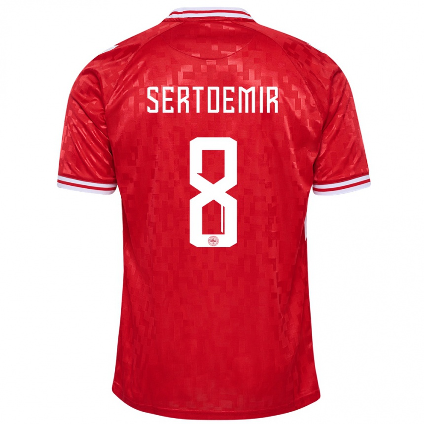 Vyrai Danija Zidan Sertdemir #8 Raudona Namų Marškinėliai 24-26 T-Shirt