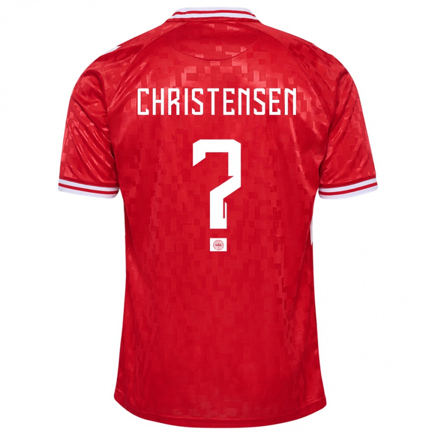 Vyrai Danija Sebastian Christensen #0 Raudona Namų Marškinėliai 24-26 T-Shirt