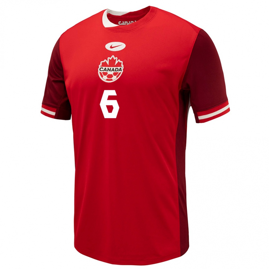 Vyrai Kanada Samuel Piette #6 Raudona Namų Marškinėliai 24-26 T-Shirt