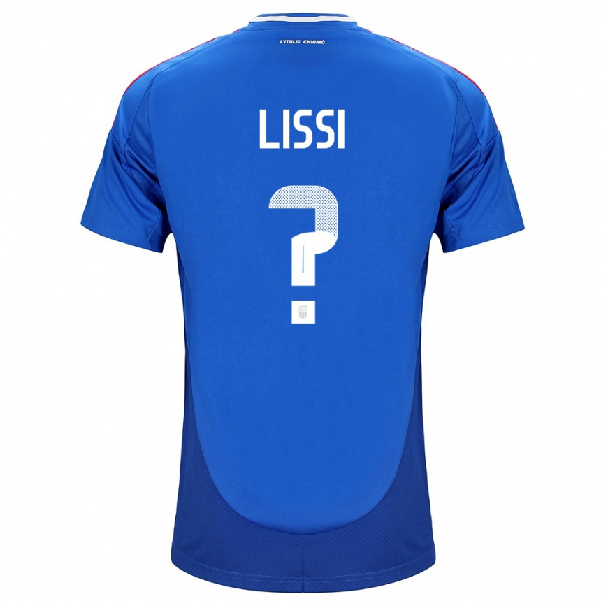 Vyrai Italija Thomas Lissi #0 Mėlyna Namų Marškinėliai 24-26 T-Shirt
