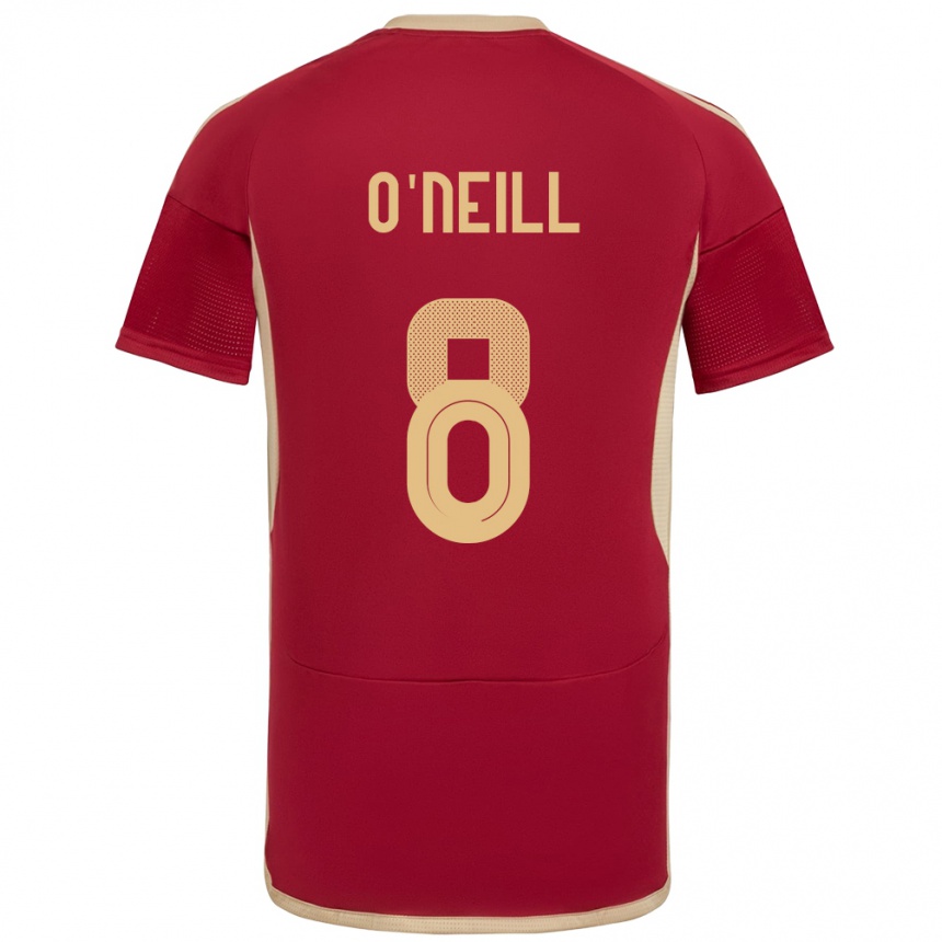 Vyrai Venesuela Sonia O'neill #8 Burgundija Namų Marškinėliai 24-26 T-Shirt