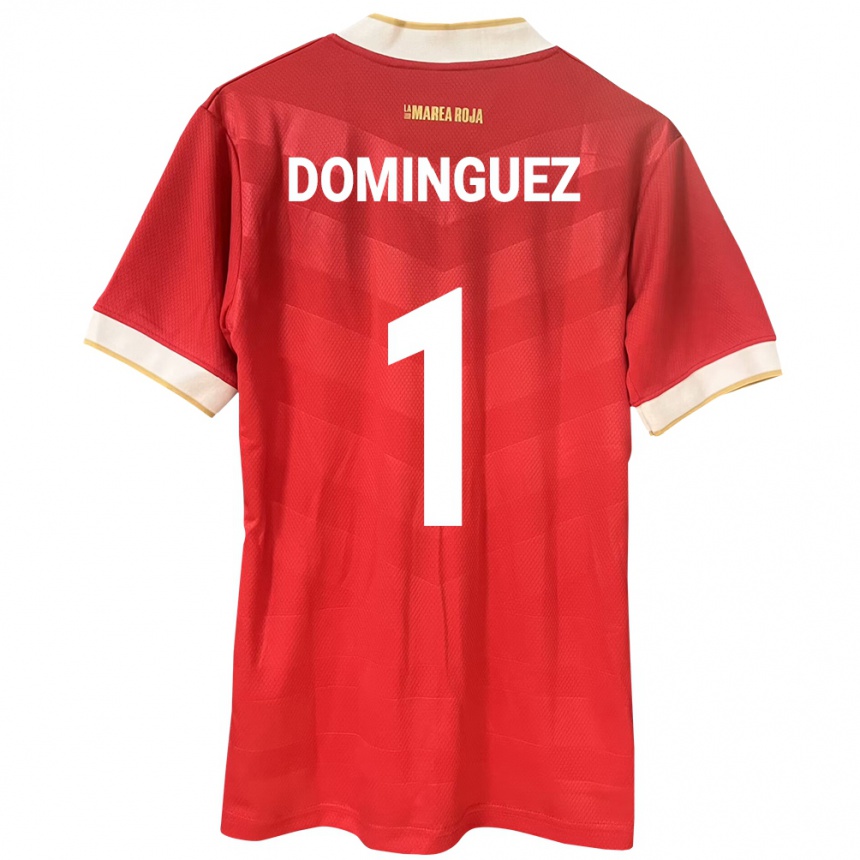 Vyrai Panama Valeska Domínguez #1 Raudona Namų Marškinėliai 24-26 T-Shirt