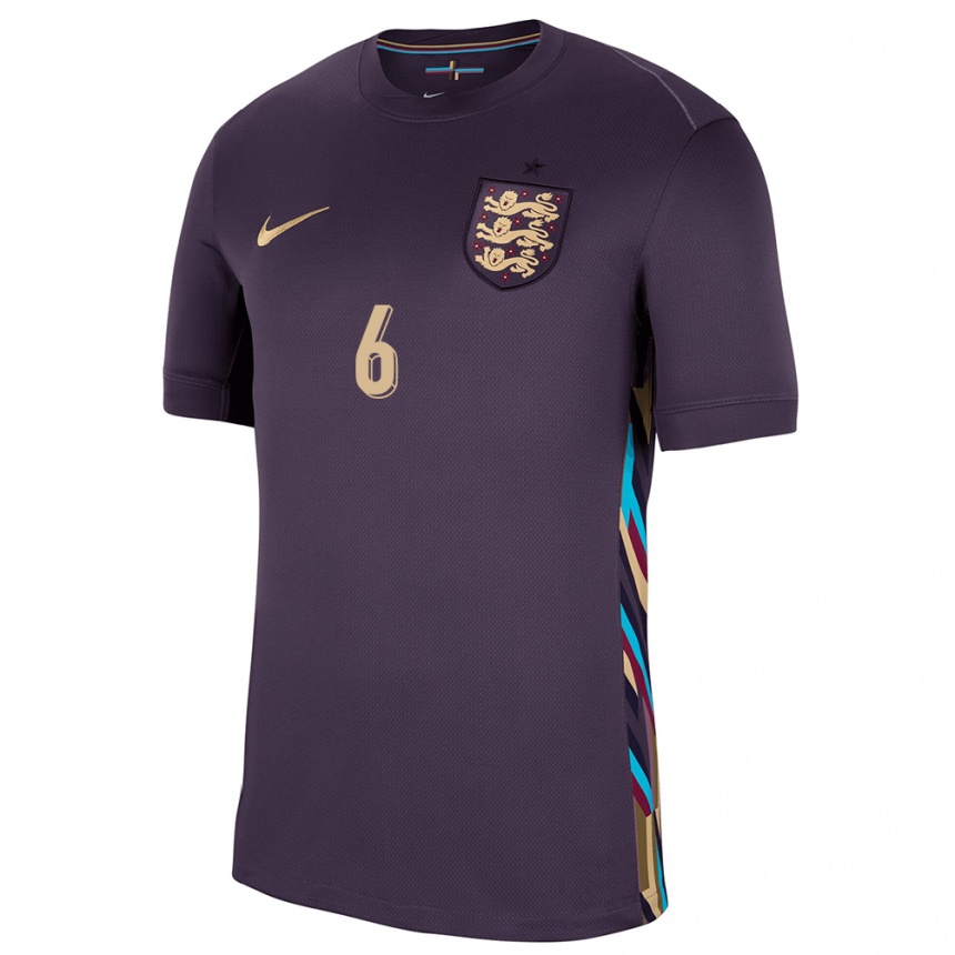 Vyrai Anglija Harry Maguire #6 Tamsi Razina Išvykos Marškinėliai 24-26 T-Shirt