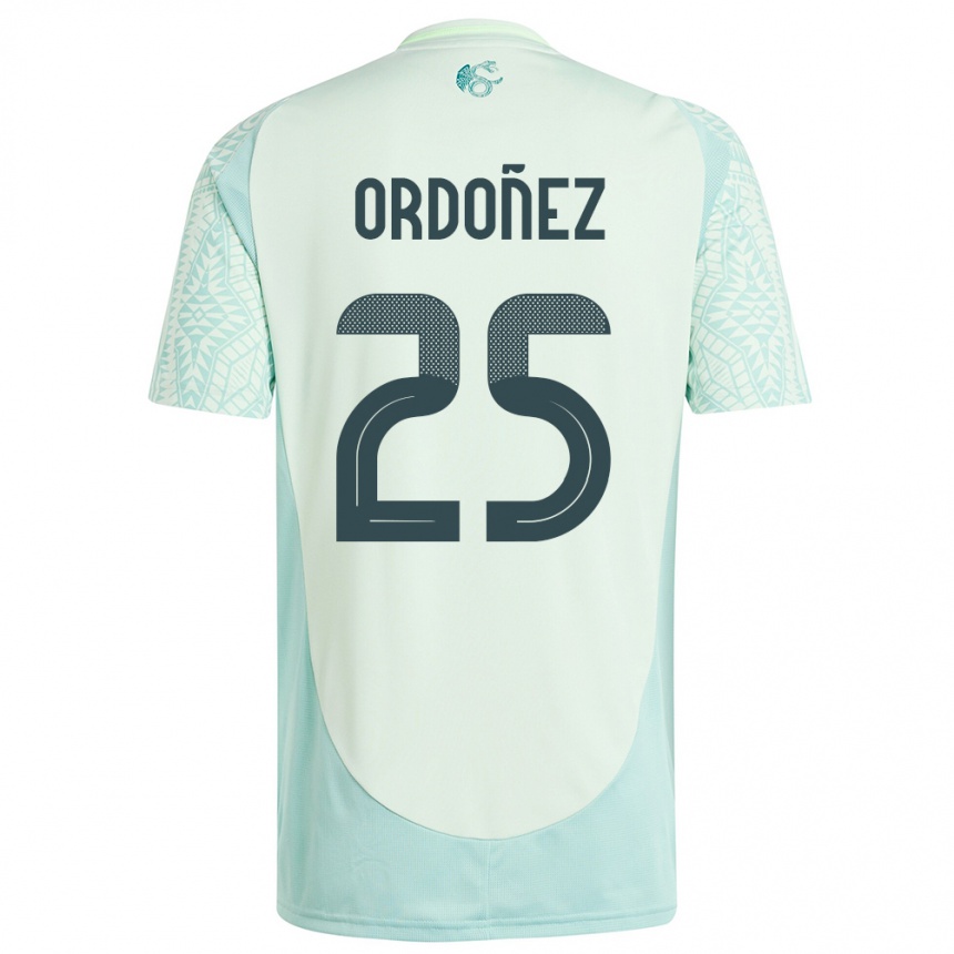 Vyrai Meksika Diana Ordonez #25 Lininė Žalia Išvykos Marškinėliai 24-26 T-Shirt